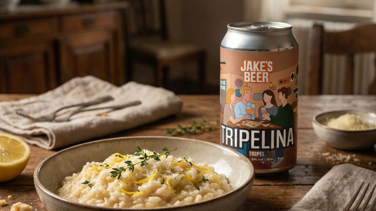 Risotto met citroen en tijm - foodpairing Tripel