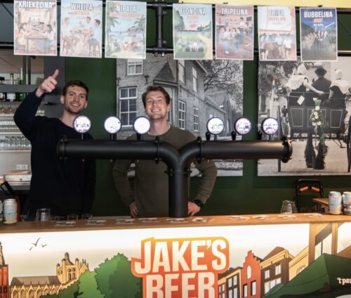 Jake's Beer op een speciaalbier festival